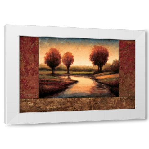Daybreak I White Modern Wood Framed Art Print by Williams, Gregory