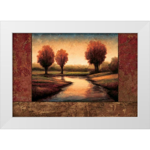 Daybreak I White Modern Wood Framed Art Print by Williams, Gregory
