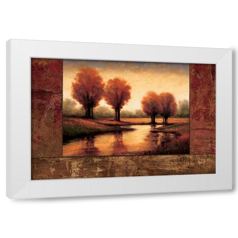 Daybreak II White Modern Wood Framed Art Print by Williams, Gregory