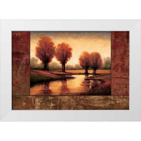 Daybreak II White Modern Wood Framed Art Print by Williams, Gregory