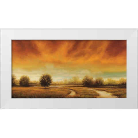 Moment to Moment White Modern Wood Framed Art Print by Williams, Gregory