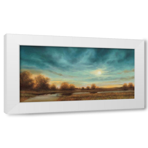 Evening Approaches White Modern Wood Framed Art Print by Williams, Gregory