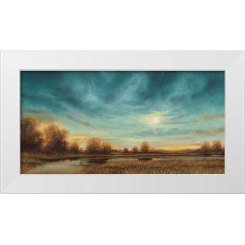 Evening Approaches White Modern Wood Framed Art Print by Williams, Gregory