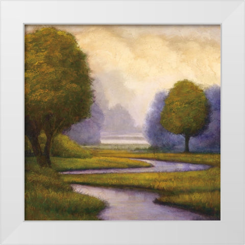 Lavender Sunrise I White Modern Wood Framed Art Print by Williams, Gregory