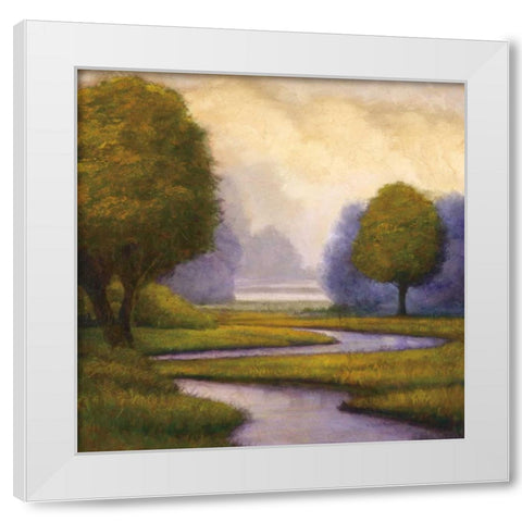 Lavender Sunrise I White Modern Wood Framed Art Print by Williams, Gregory