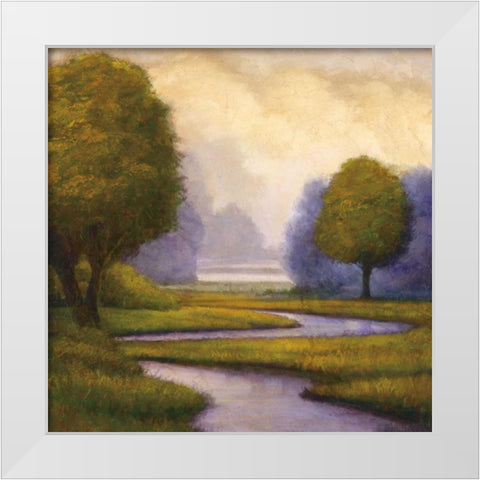 Lavender Sunrise I White Modern Wood Framed Art Print by Williams, Gregory