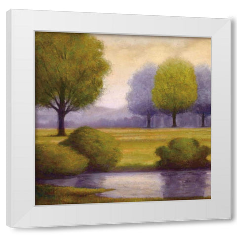 Lavender Sunrise II White Modern Wood Framed Art Print by Williams, Gregory