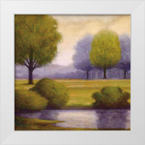 Lavender Sunrise II White Modern Wood Framed Art Print by Williams, Gregory