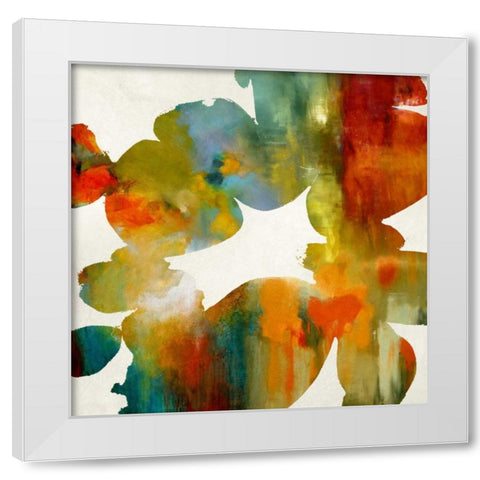 Allegory I White Modern Wood Framed Art Print by Carlson, Hannah
