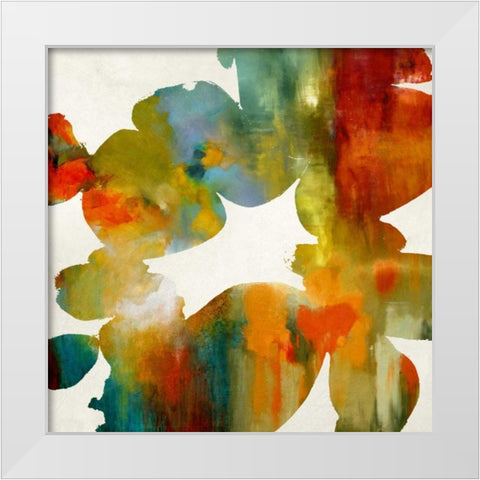 Allegory I White Modern Wood Framed Art Print by Carlson, Hannah