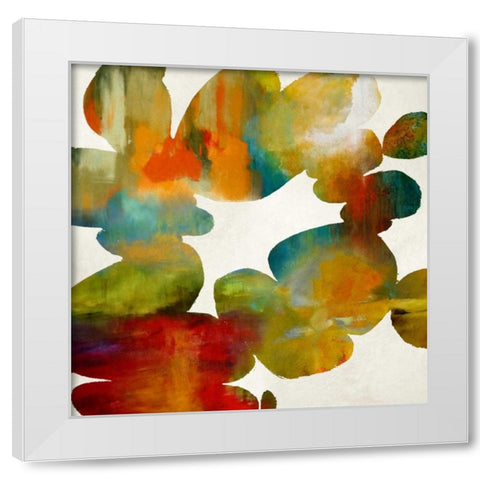 Allegory II White Modern Wood Framed Art Print by Carlson, Hannah