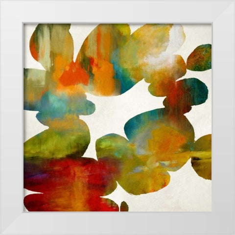 Allegory II White Modern Wood Framed Art Print by Carlson, Hannah