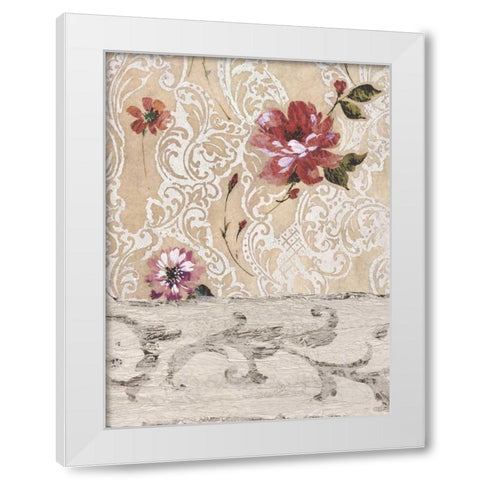 Panneau Neoclassique II White Modern Wood Framed Art Print by Simon, Helene