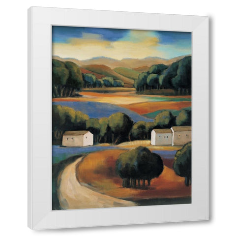 Montecito I White Modern Wood Framed Art Print by Clarke, Janine