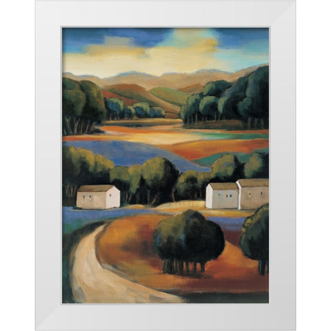 Montecito I White Modern Wood Framed Art Print by Clarke, Janine