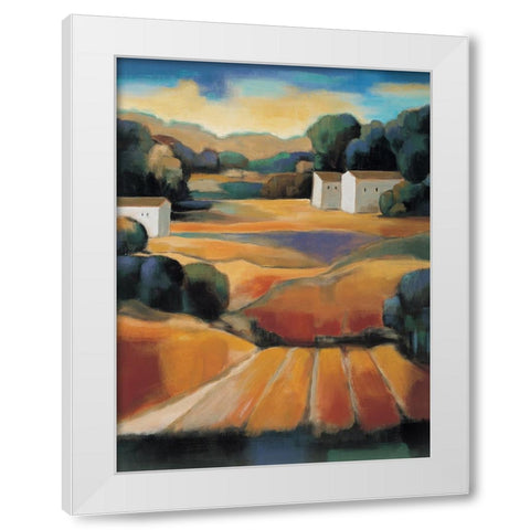 Montecito II White Modern Wood Framed Art Print by Clarke, Janine
