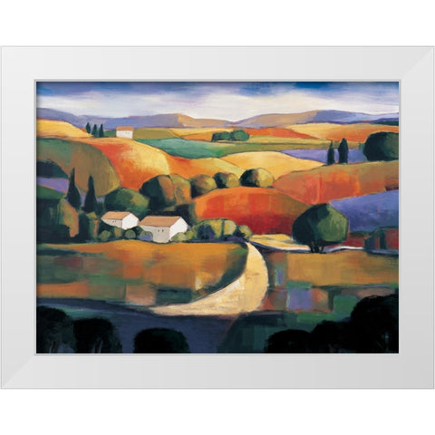 Paso Robles II White Modern Wood Framed Art Print by Clarke, Janine