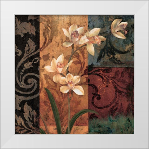 Opulent II White Modern Wood Framed Art Print by Deveraux, Jill