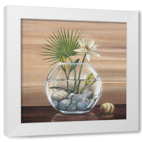 True Nature I White Modern Wood Framed Art Print by Ross, Yuki