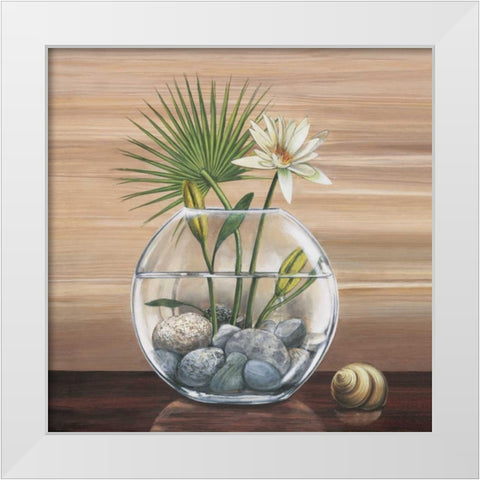 True Nature I White Modern Wood Framed Art Print by Ross, Yuki