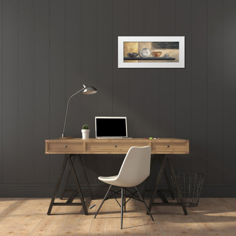 Ethnic Collection II White Modern Wood Framed Art Print by Ross, Yuki