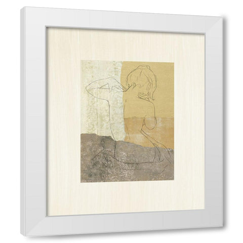 The Female Figure II White Modern Wood Framed Art Print by Robbins, Jason