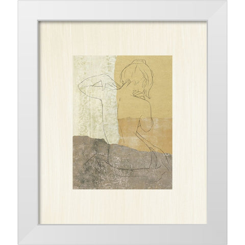 The Female Figure II White Modern Wood Framed Art Print by Robbins, Jason