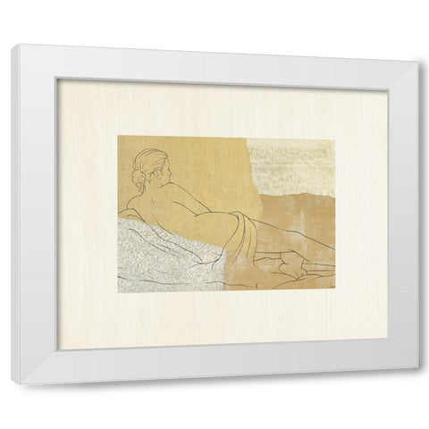The Female Figure III White Modern Wood Framed Art Print by Robbins, Jason
