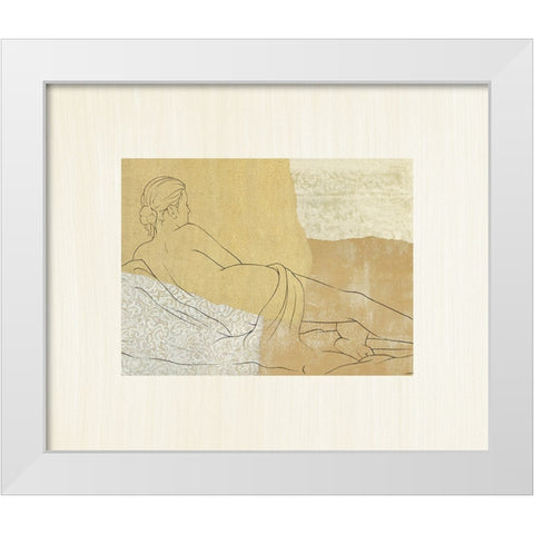 The Female Figure III White Modern Wood Framed Art Print by Robbins, Jason