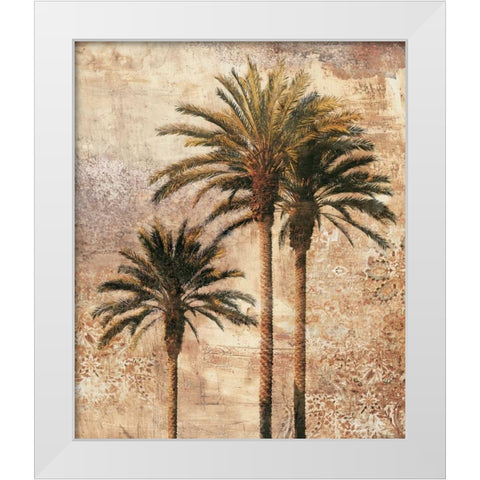 Majestic II White Modern Wood Framed Art Print by Seba, John