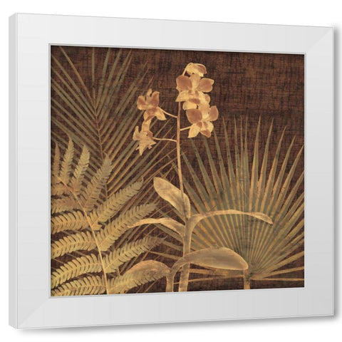 Sanur I White Modern Wood Framed Art Print by Seba, John
