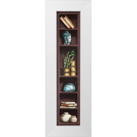Ricordi di viaggio I White Modern Wood Framed Art Print by Rossetti, Isabella