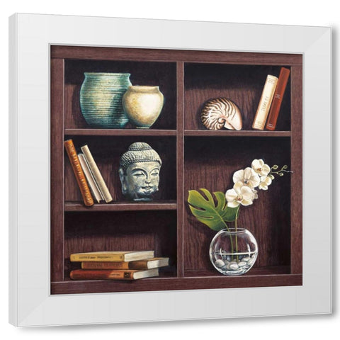 Ricordi d oriente I White Modern Wood Framed Art Print by Rossetti, Isabella