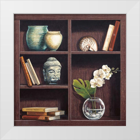 Ricordi d oriente I White Modern Wood Framed Art Print by Rossetti, Isabella