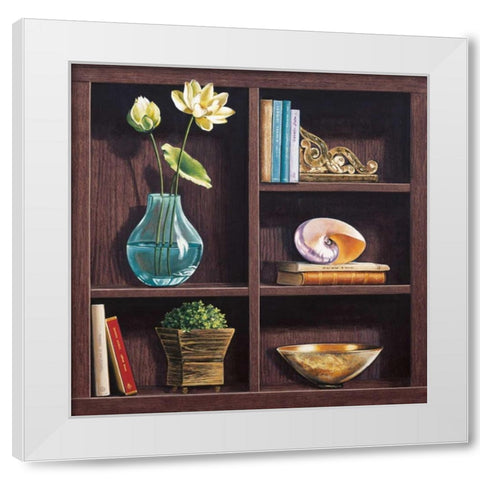 Ricordi d oriente II White Modern Wood Framed Art Print by Rossetti, Isabella