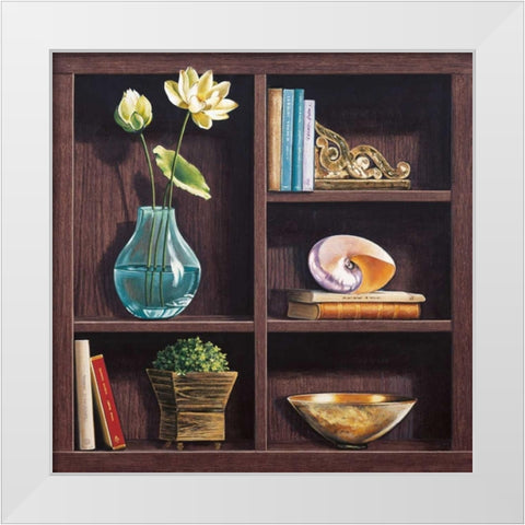 Ricordi d oriente II White Modern Wood Framed Art Print by Rossetti, Isabella