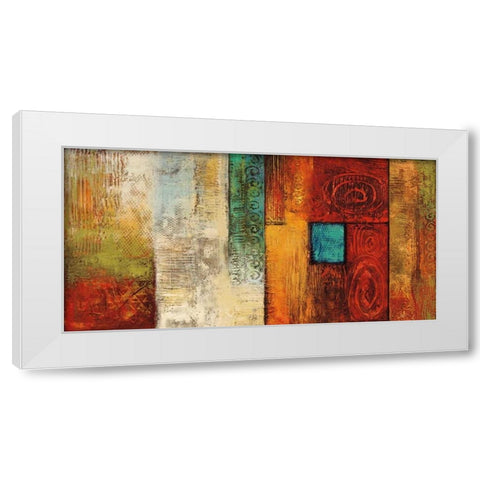 Feeling Lucky White Modern Wood Framed Art Print by Baxter, Jered