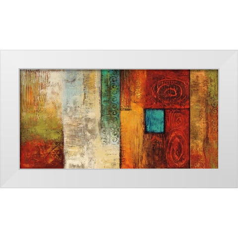 Feeling Lucky White Modern Wood Framed Art Print by Baxter, Jered
