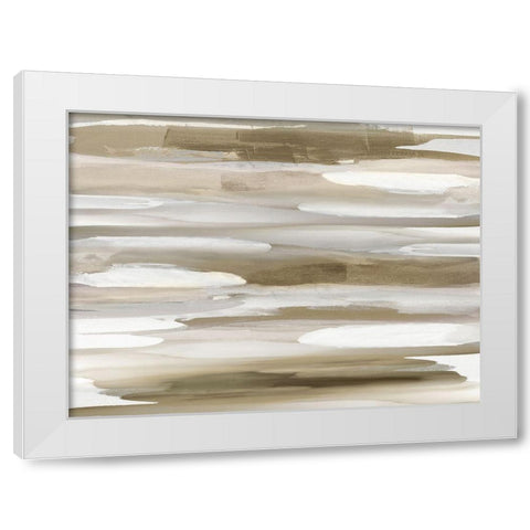 Beyond White Modern Wood Framed Art Print by Hanson, Jackie