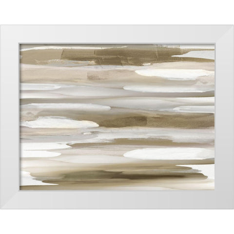 Beyond White Modern Wood Framed Art Print by Hanson, Jackie