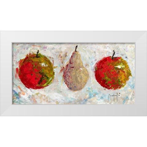 Three Sisters White Modern Wood Framed Art Print by Foster, Joseph Marshal
