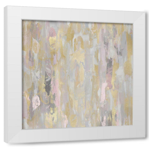 Reveal Pink Blush I White Modern Wood Framed Art Print by Martin, Jennifer