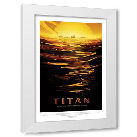 Ride The Tides White Modern Wood Framed Art Print by JPL