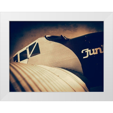 Cock Pit I White Modern Wood Framed Art Print by Slemp, John