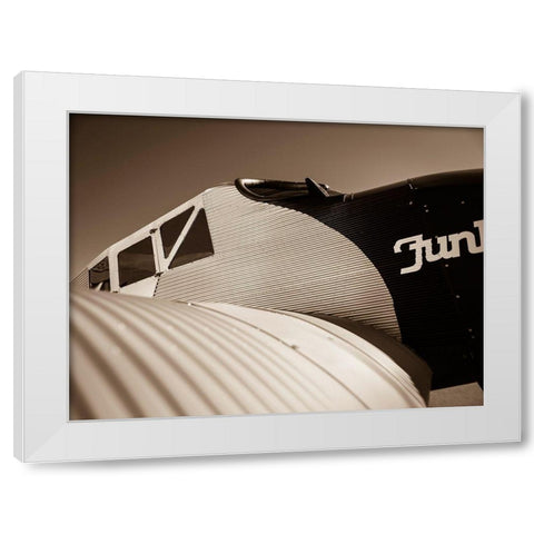 Cock Pit II White Modern Wood Framed Art Print by Slemp, John