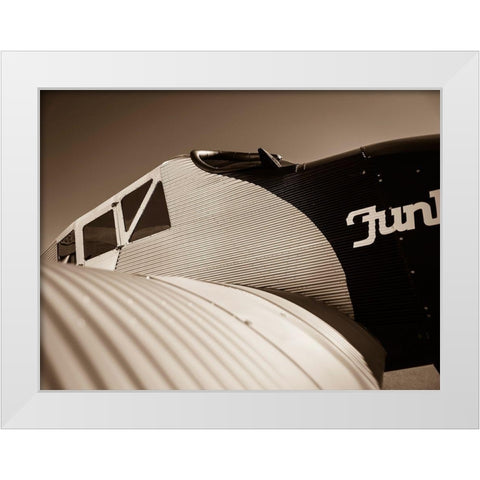 Cock Pit II White Modern Wood Framed Art Print by Slemp, John