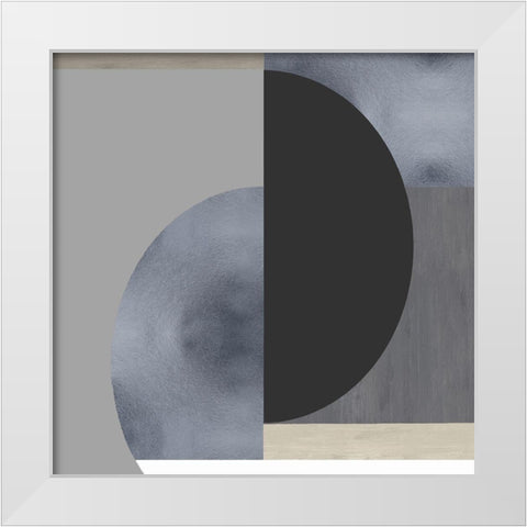 Balanced I White Modern Wood Framed Art Print by Thompson, Justin