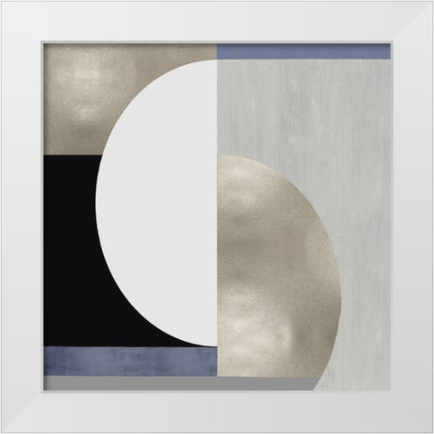 Synthesis II White Modern Wood Framed Art Print by Thompson, Justin