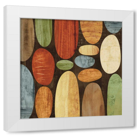 Hangin II White Modern Wood Framed Art Print by Thompson, Justin