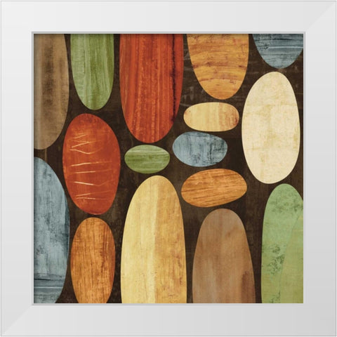 Hangin II White Modern Wood Framed Art Print by Thompson, Justin